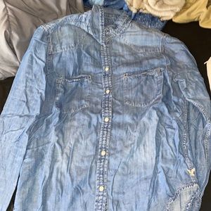 Only warn twice. American Eagle jean jacket.